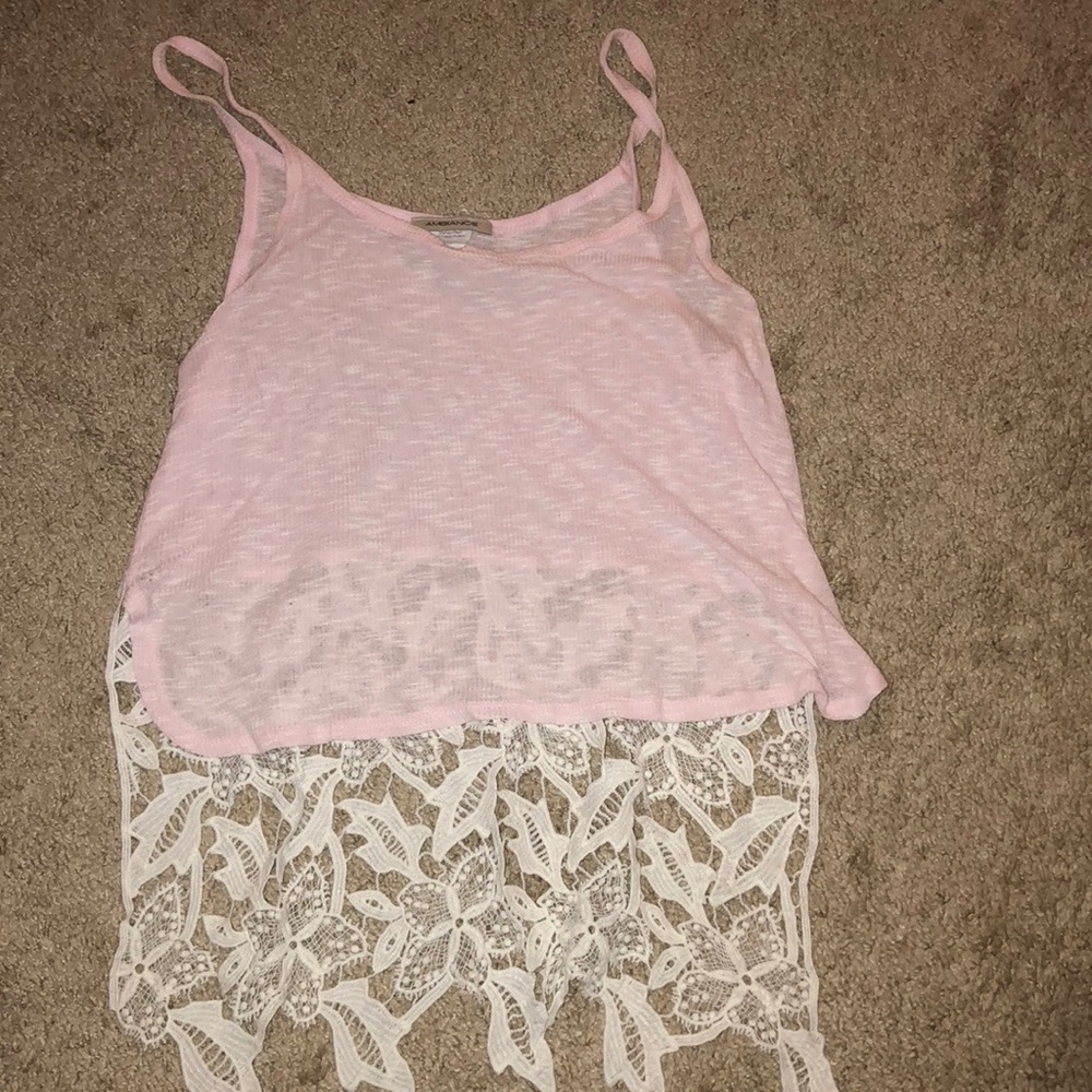 Pink tank top